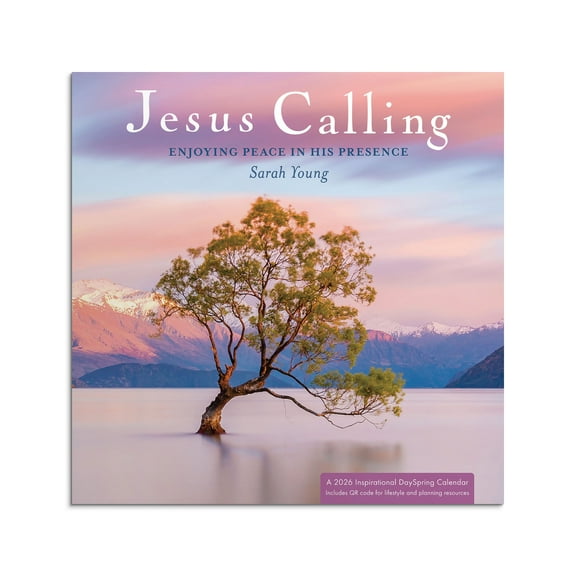 Jesus Calling Monthly Calendar Mini(7"x7") Jesus Calling12 Mo Jan 2026-Dec 2026
