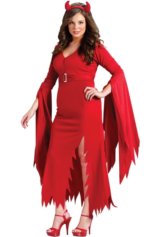 Gothic Devil Plus Size Costume - Walmart.com