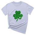 thumbnail image 2 of LSLJS Women's Casual T-shirt Imprimé Arbre de Noël à Manches Courtes Col Rond, 2 of 4