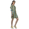 thumbnail image 4 of Moomaya Printed Tunic Dresses Women Back Slit 3/4 Sleeve Dress With Pockets, 4 of 6
