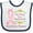 White and Navy, variant on Inktastic My Mom is a Survivor Breast Cancer Awareness Boys or Girls Baby Bib