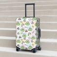 thumbnail image 4 of Cauagu Frog Wear Chef Hat Print Travel Luggage Cover,Travel Dust-proof Suitcase Cover Softside Suitcase Protector for 18-32inch,Not Included Suitcase, 4 of 8