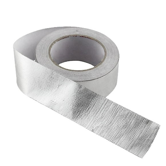 25m Auto Car Exhaust Pipe Aluminum Foil Heat Insulation Resistant Tape Roll