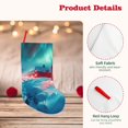 thumbnail image 4 of KLL Aurora Borealis Village for 18" Christmas Stocking Snowman Xmas Stocking Holiday Christmas Decoration Gifts for Family Kids, 4 of 8