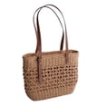 thumbnail image 4 of Bolso de hombro bohemio Hugo de paja para verano, 4 of 10