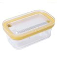 thumbnail image 2 of Caja para cortar mantequilla, recipiente rectangular para mantequilla, contenedor para mantequilla Amarillo, 2 of 9