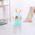 thumbnail image 4 of Car Charger 5V 3.1A Quick Charge Dual USB Port LED Display Voltmeter Phone Charging Adapter, Black Air Humidifier 2W USB 300ml Humidifier Cartoon Portable Light Diffuser for Home Office, Blue, 4 of 9