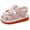Elephant/Pink, variant on Baby Boy Girl Summer Infant Squeaky Sandals Premium Rubber Sole Closed-Toe Non-Slip Shoes Toddler First Walkers