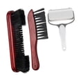 thumbnail image 1 of facefd Durable Billiards Pool Table Brush Set Cleaning Brushes Pool Table Cleaner Red 3PCS, 1 of 5