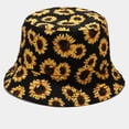 thumbnail image 2 of Chapeau de Pêcheur de Chapeau de Bassin d'Impression de Femmes Chapeau de Seau Extérieur, 2 of 3