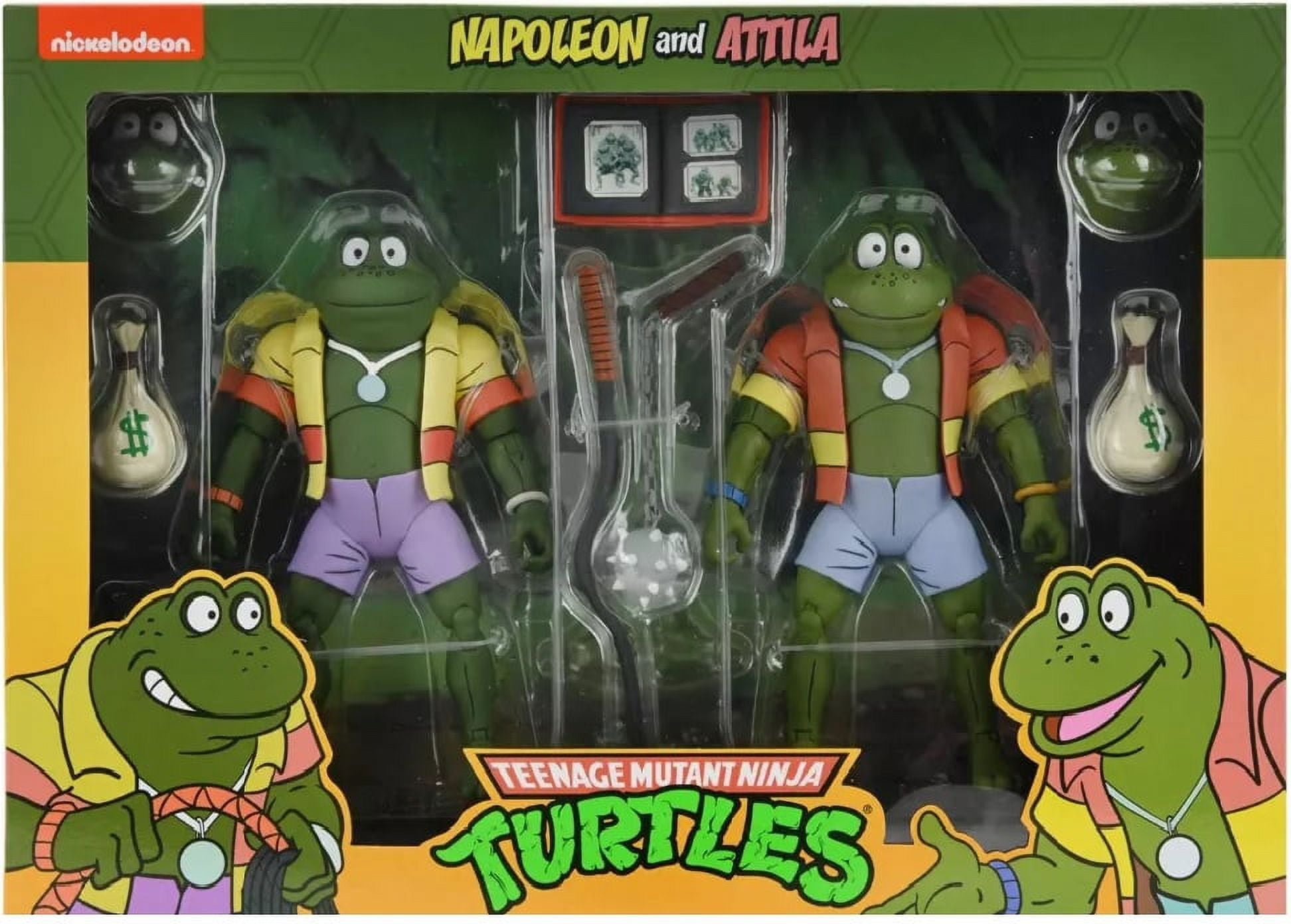 NECA ナポレオン＆アッチラ・ラスプーチン＆ジンギス タートルズ ネカ NECA Teenage Mutant Ninja Turtles Napoleon & Attila Action Figures