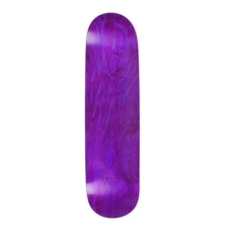 Skateboard Deck Blank Stained Purple 7.75