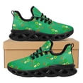 thumbnail image 1 of Zapatillas de baloncesto transpirables con estampado de bandera irlandesa, zapatillas ligeras y cómodas, zapatos planos informales con diseño de elementos de San Patricio, 1 of 6