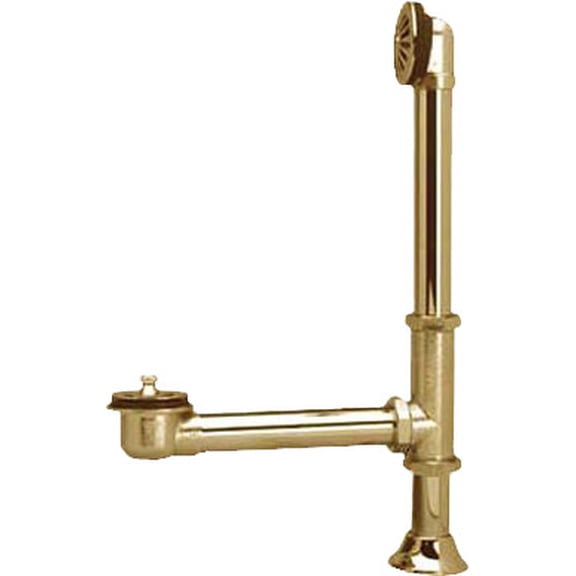 Elements Of Design Ds2082 Exposed Brass Clawfoot Tub Drain - Brass