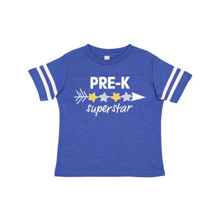 

Inktastic Pre-K Superstar with arrow and stars Gift Toddler Boy or Toddler Girl T-Shirt