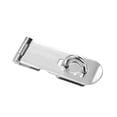thumbnail image 3 of Unique Bargains 4 inch Padlock Hasp Door Clasp Bolt Lock Latch Stainless Steel Silver Tone, 3 of 3
