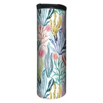 Highland Home "Coral Coast" 17 oz. Double Wall Stainless Steel Tumbler w/Lid