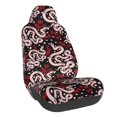 thumbnail image 1 of Wukai Snake And Rose Full Set Car Seat Covers with Soft Padding Universal Auto Front Seats Protector and Cushion Mat, 1 of 5