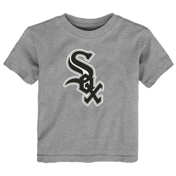 Toddler Heather Gray Chicago White Sox Primary Logo T-Shirt