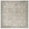 thumbnail image 3 of SAFAVIEH Brentwood Brandy Floral Area Rug, Cream/Gray, 5' x 5' Square, 3 of 11