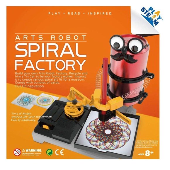 Fábrica Espiral de Robot Artístico PLAYSTEAM, juguete creativo