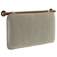 thumbnail image 4 of Modway Anela Tête de Lit Jumelle Murale Rembourrée en Chenille, Noyer Avoine, 4 of 8