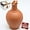 Midi - 4.7 Quarts (4.5 Liters), variant on Hakan Handmade Traditional Unglazed Clay Pitcher with Lid, Natural Home Decor Vintage Terracotta Drinking Bottle, Earthenware Beverage Jar from Cappadocia, Water Jug (Midi - 4.7 Quarts (4.5 Liters))