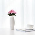 thumbnail image 5 of Ramo de novia de boda de flor de rosa artificial de 10 cabezas, ramo de flores de simulación de oficina en casa, rosa falso, rosa oscuro sidaley HA7036-04B, 5 of 5