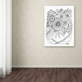 thumbnail image 3 of Trademark Fine Art "Enchanted Gardens 1" Canvas Art by KCDoodleArt, 3 of 3