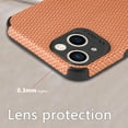 thumbnail image 6 of Compatible with iPhone 14 Plus Case,Cute Woven Pattern Case for Women Men,Bumper,Soft Shockproof Camera Protection Phone Case TPU Anti-Bump Silicone Wireless Charging Case for iPhone 14 Plus,Brown, 6 of 10