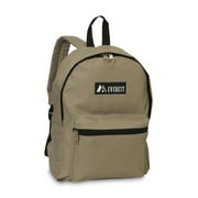 Everest Unisex Basic Backpack, Khaki