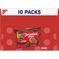 thumbnail image 3 of RITZ Drizzled Minis Fudge Crackers, Bulk Lunch Snacks for Kids and Adults, 10 - 0.9 oz Snack Packs, 3 of 13