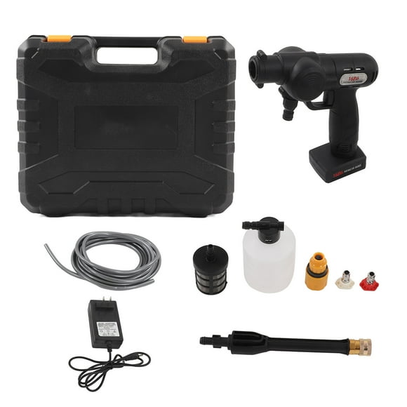 Hidrolavadora eléctrica inalámbrica portátil con enchufe estadounidense de 110 a 240 V para automóviles, vehículos recreativos y barcos