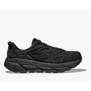Hoka One One Clifton L Suede 1122571-BBLC Men's US 5 Black Running Shoes TF2011