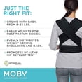 thumbnail image 3 of Portabebés Moby Wrap Clásico para recién nacidos y bebés, 3 of 3