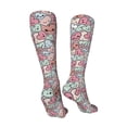 thumbnail image 3 of Pofeuu Cartoon Hearts Print Stockings, Adult Running Hiking Socks for Youth and Adult-One Size, 3 of 8