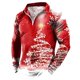 thumbnail image 1 of Pack De Playeras Para Hombre Camisa Navideña De Otoño E Invierno Para Hombre Camisa Superior Con Estampado De Árbol De Navidad En Capas Y Empalme De Colores Mixtos, 1 of 4