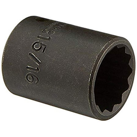 Stanley Proto J7430 1/2" Drive Impact Socket, 15/16", 12 Point