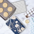 thumbnail image 5 of Peony Flowers Pot Holders Set of 2 Heat Resistant Kitchen Oven Gloves Potholder Cooking Baking Microwave Mitts, 5 of 7