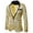 Gold, variant on Men's One Button Sequin Blazer Sparkly Glitter Jacket Shiny Dress Suit Jacket Stylish Party Wedding Banquet Prom Tuxedo Sizes S-2XL Purple