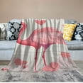 thumbnail image 2 of ONETECH Love Heart Throw Blanket Flannel Couch Blankets Girls Throws for Women Red White Valentines Day Gifts Girlfriend Flamingo Blankets Boyfriend Wife Birthday Decorations Present Blanket, 2 of 6