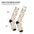 thumbnail image 2 of Lsque Floral Strawberr Pattern Sport Compression Socks for Men & Women 15-20 mmHg Knee High Nurse Pregnant Running Medical and Travel Athletic, 2 of 6