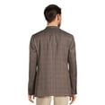 thumbnail image 3 of Lands' End Men's All Spice and Deep Sea Navy Plaid Sport Coat, 3 of 5