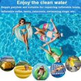 thumbnail image 4 of Parche Azul para Piscina, 20 Piezas, Parche de Reparación de Piscina, Kit de Reparación de Parches, Parches Autoadhesivos, Autoadhesivo de PVC para Piscina, 4 of 5