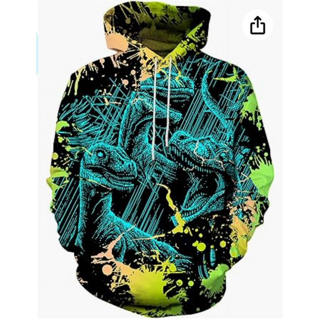 Hommes Femmes Unisexe Chandail à Capuche Imprimé 3d Mode Adulte Cool Animal Chandail