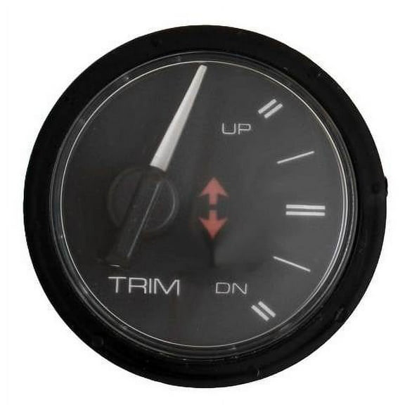 Faria Boat Trim Gauge GP7263A | 2 Inch Black Mercury