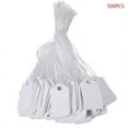 thumbnail image 1 of HLONK ESTONE 500 Pcs Price Label Tags String Jewelry Clothing Display Merchandise Price Tags, 1 of 6