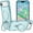 Green, variant on MYKOMI Designed for iPhone 17 Air Case with Magnetic Stand [Military Drop Protection][Compatible with Magnet] Shockproof 17 Air Phone Case with Ring Holder