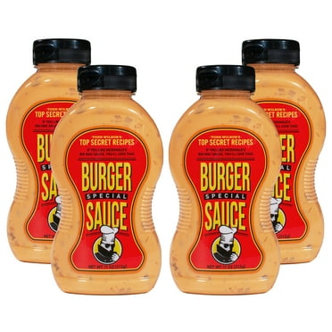 Todd Wilbur's Top Secret Recipes Special Burger Sauce (Like Big Mac Sauce) - For Burgers, Sandwiches & Wraps - MSG & Gluten-Free, 11 Oz (Pack of 4)
