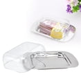 thumbnail image 4 of Cheese Dish, Stainless Steel Knob Anti-Rust Butter Box Dishwasher Safe  For Kitchen For Home, 4 of 8